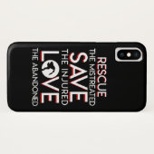 Die Hundekatzen-Liebhaber-Rettung, die schlecht Case-Mate iPhone Hülle (Rückseite (Horizontal))