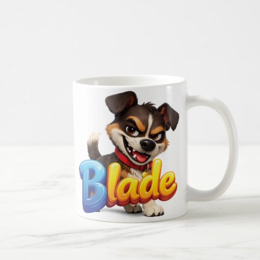Die Hundeklinge Kaffeetasse (Rechts)