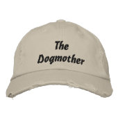 Die Hundemutter Bestickte Kappe (Vorderseite)
