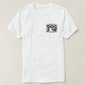 Die Hundeseite (Schwarzes Logo) T-Shirt (Design vorne)