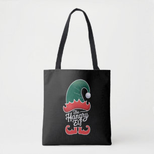 Die hungrige Elf-Familie passende Gruppe Weihnacht Tasche