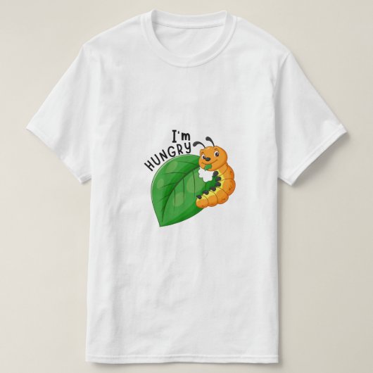 die hungrige Raupe feiert Wachstumsgeschenk T-Shirt (Design vorne)