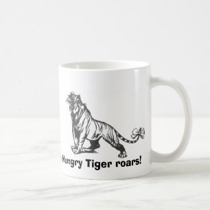 Die hungrigen Tigerbrüllen! Kaffeetasse