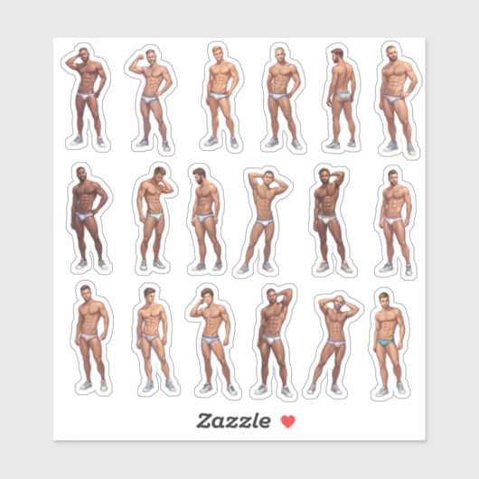 Die Hunk Collection Aufkleber (Blatt)