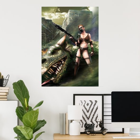 Die Huntress Poster (Heimbüro)