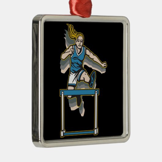 Die Hürden der Frauen Silbernes Ornament (Rechts)