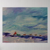 Die Huslia Hustler, Alaskan Musher Poster (Vorne)