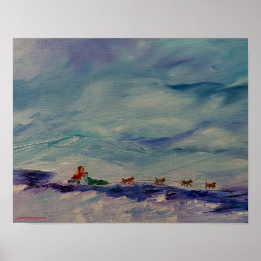 Die Huslia Hustler, Alaskan Musher Poster (Vorne)