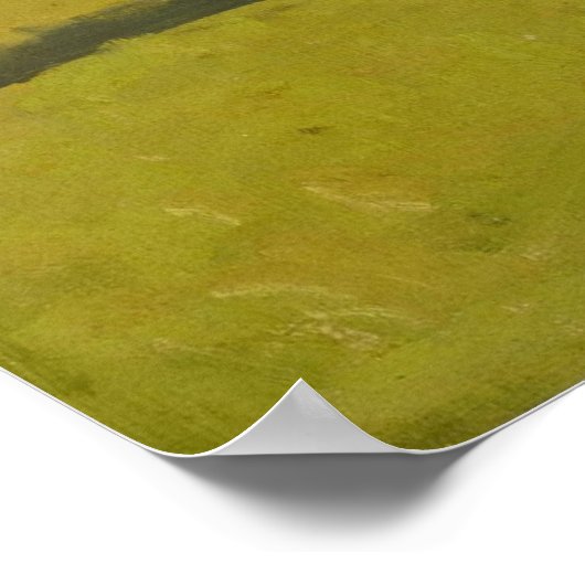 Die Hussar, Frederic Remington Poster (Ecke)