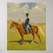 Die Hussar, Frederic Remington Poster (Vorne)