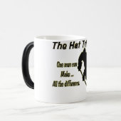 Die Hut-Trick-Tasse Verwandlungstasse (Vorderseite Links)