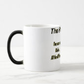 Die Hut-Trick-Tasse Verwandlungstasse (Links)