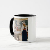 Die Hütte eines Bergmannes, von einem Handels- Tasse (Vorderseite Links)