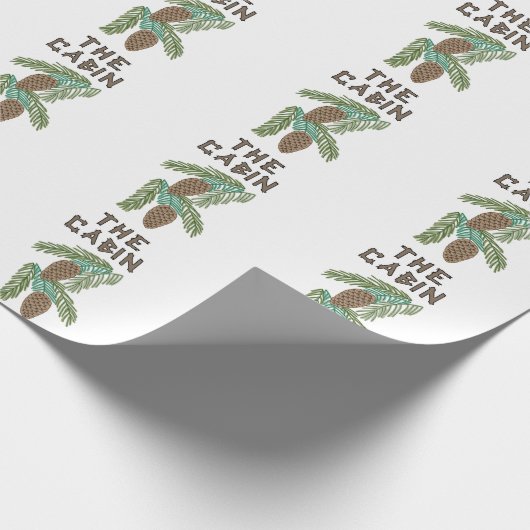 Die Hütte Geschenkpapier (Ecke)