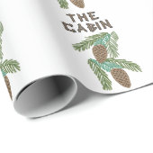 Die Hütte Geschenkpapier (Rolleneckpunkt)