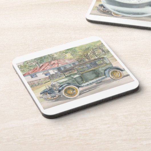 Die Hütte Getränkeuntersetzer (Linke Seite)