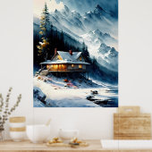 Die Hütte grenzenlos Poster (Küche)