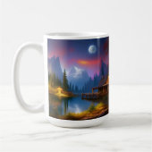 Die Hütte in der Bucht N des Mondes Kaffeetasse (Links)