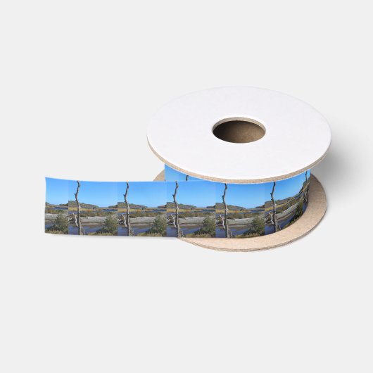 Die Hütte in der Gans-Bucht Satinband (Spule)