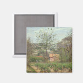 Die Hütte oder das rosa Haus Magnet (Vorderseite/Rückseite)