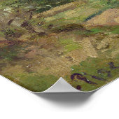 Die Hütte oder das rosa Haus Poster (Ecke)