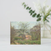 Die Hütte oder das rosa Haus Postkarte (Stehend Vorderseite)