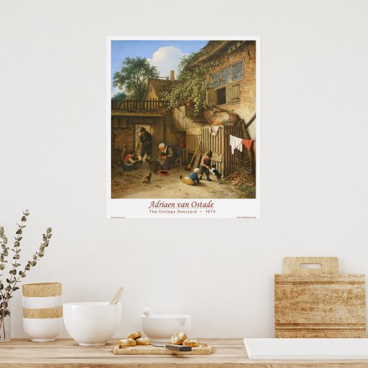 Die Hütte Poster (Küche)