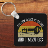Die Hütte ruft und ich muss gehen Schlüsselanhänger (Vorderseite)
