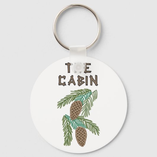 Die Hütte Schlüsselanhänger (Vorderseite)