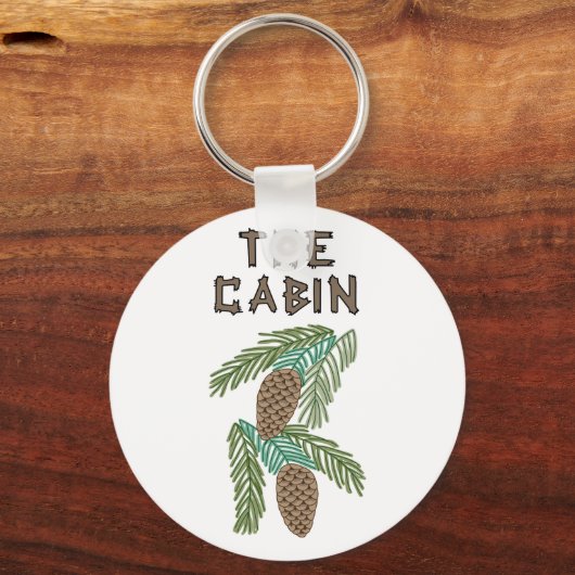 Die Hütte Schlüsselanhänger (Vorderseite)