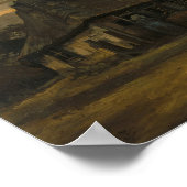 Die Hütte, Van Gogh Fine Art Poster (Ecke)