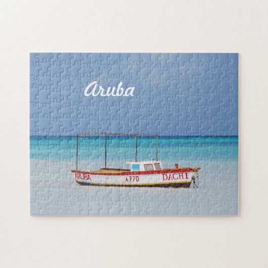 Die Hütten-Strand des Fischers Puzzle (Horizontal)