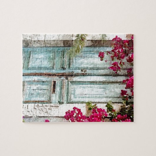 Die Hütten-Tür Puzzle (Horizontal)