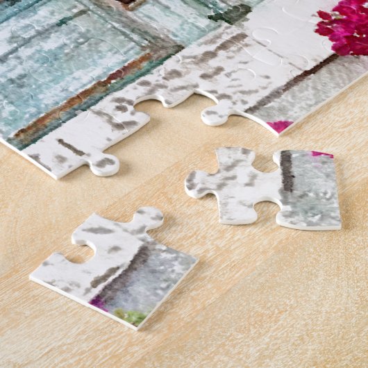 Die Hütten-Tür Puzzle (Seite)