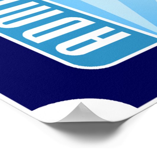 Die Hüttenklinik. die Eintrittskarte. Poster (Ecke)