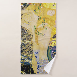 Die Hydra, Gustav Klimt Badehandtuch