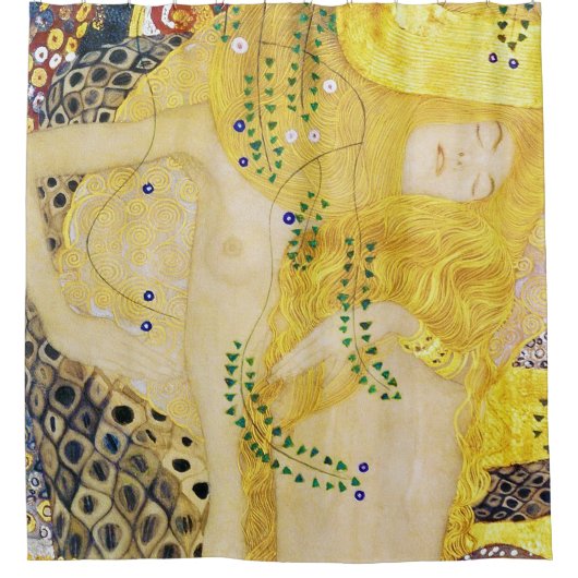 Die Hydra, Gustav Klimt Duschvorhang (Vorderseite)