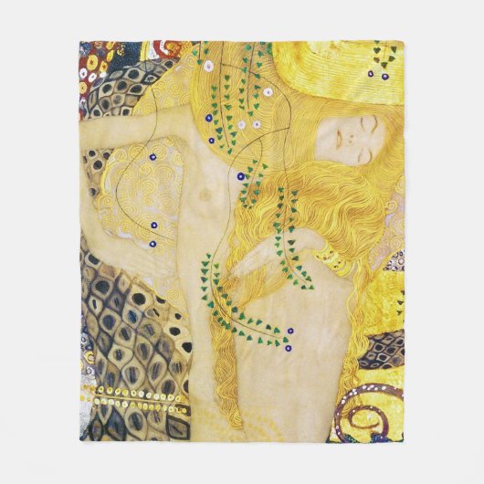 Die Hydra, Gustav Klimt Fleecedecke (Vorderseite)