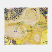 Die Hydra, Gustav Klimt Fleecedecke (Vorderseite (Horizontal))