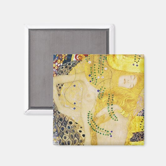 Die Hydra, Gustav Klimt Magnet (Vorderseite/Rückseite)