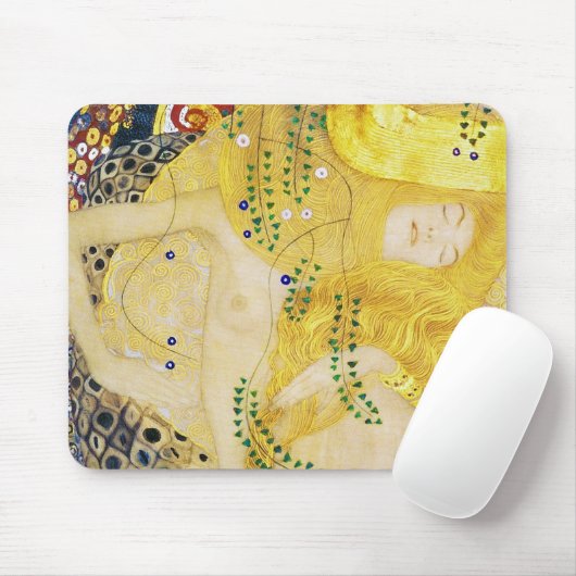 Die Hydra, Gustav Klimt Mousepad (Mit Mouse)