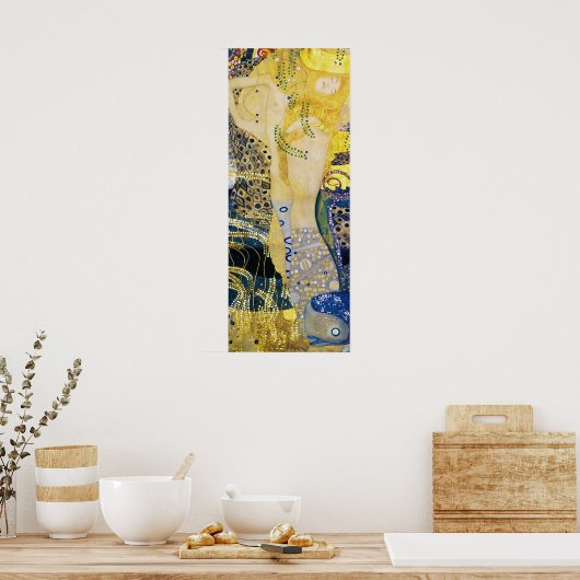 Die Hydra, Gustav Klimt Poster (Küche)