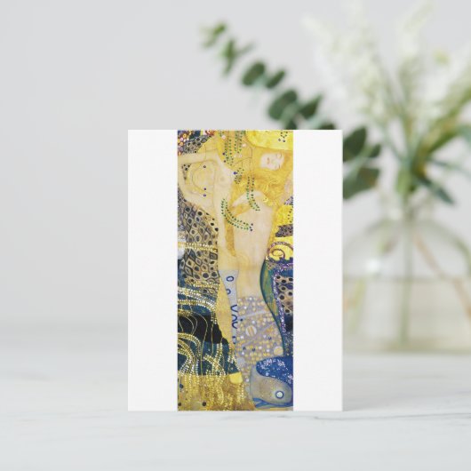 Die Hydra, Gustav Klimt Postkarte (Stehend Vorderseite)