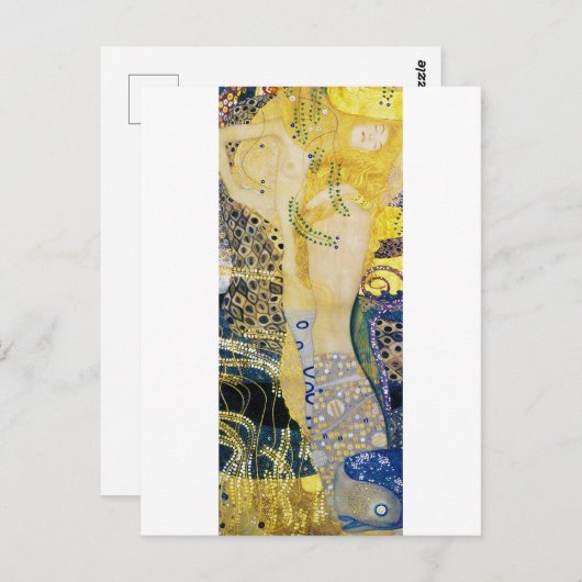 Die Hydra, Gustav Klimt Postkarte (Vorne/Hinten)