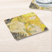 Die Hydra, Gustav Klimt Rechteckiger Pappuntersetzer (angewinkelt)