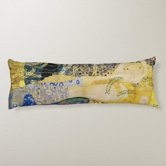 Die Hydra, Gustav Klimt Seitenschläferkissen (Rückseite)