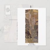 Die Hydra von Gustav Klimt Postkarte (Vorne/Hinten)