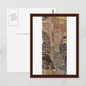 Die Hydra von Klimt Gustav Postkarte (Vorne/Hinten)