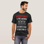 Die Hydroponik der Antwort T-Shirt (Vorne ganz)