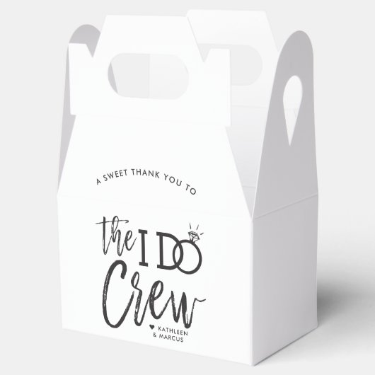 Die I-Crew | Hochzeitsfeier Geschenkschachtel (Geöffnet)